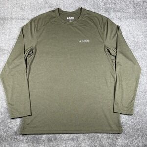 Alaskan Hardgear AKHG Shirt Men's Medium Green‎ Tun-Dry Long Sleeve Lightweight